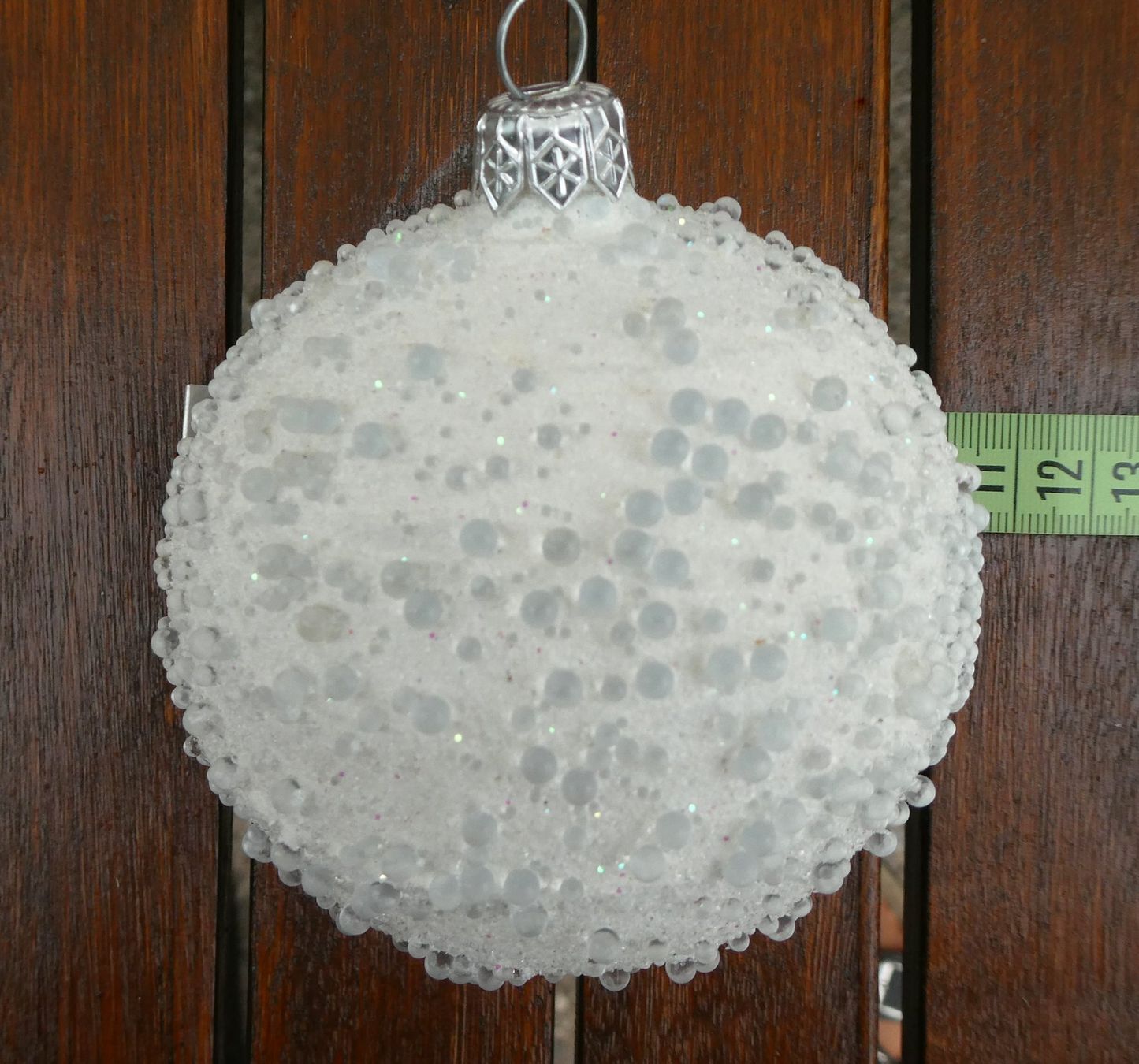 Tutte le decorazioni: Weihnachtskugeln, Christbaumkugeln, 6 Stk, Glas rot weiss – Usato da Frauenfeld venduto da dhour 5