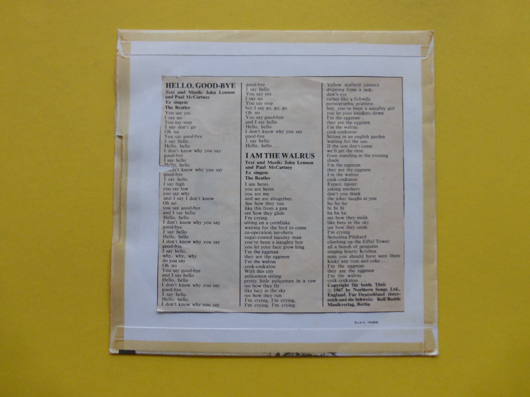 Dischi in vinile: The Beatles – Hello, Goodbye – Usato da Zürich venduto da Swiss57 1