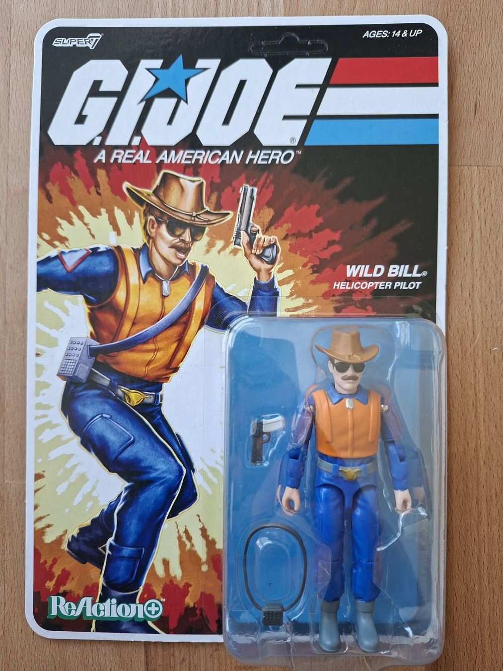 Hasbro Giocattoli: G.I. Joe "Wild Bill" Super7 ReAction+ (O-Ring) – Nuovo (secondo la descrizione) da Iragna venduto da vicdeolive_0