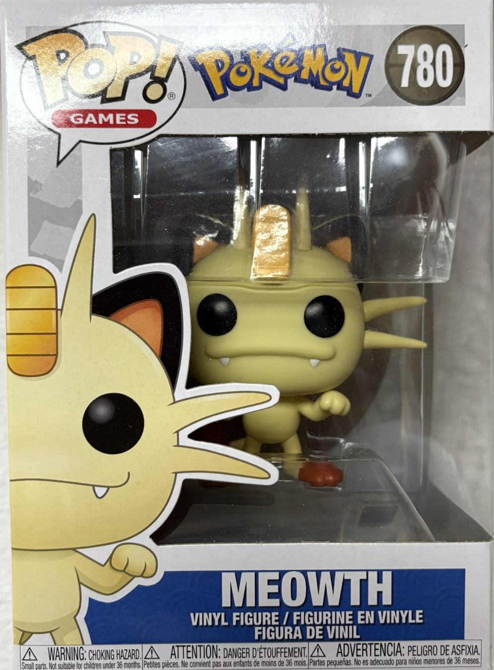Funko Statuette: Funko Pop Games - 780 - Pokemon - Meowth – Nuovo e nell'imballaggio originale da Meisterschwanden venduto da McSchein