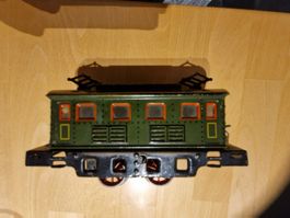 Märklin Spur 0 Uhrwerklok Blech grün – 1920er Jahre – läuft
