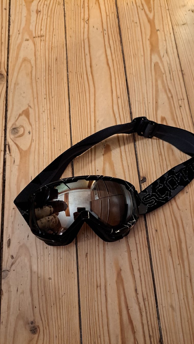 Scott Occhiali & Lenti: Skibrille Scott schwarz verspiegelt  – Usato da Fehren venduto da Walserp