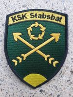 Badge KSK Stabsbat gelb ohne klett