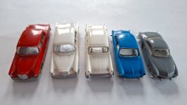 Lego 5 Stück Auto Vintage Opel VW Mercedes Karmann
