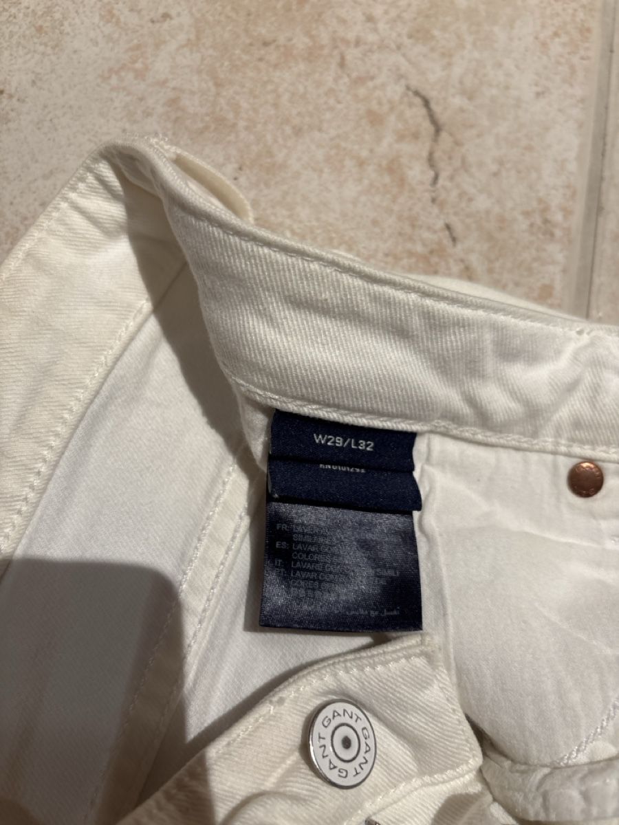 Gant Jeans: Gant jeans blanc 29-32 – Usato da Blonay venduto da Ollorvi 2