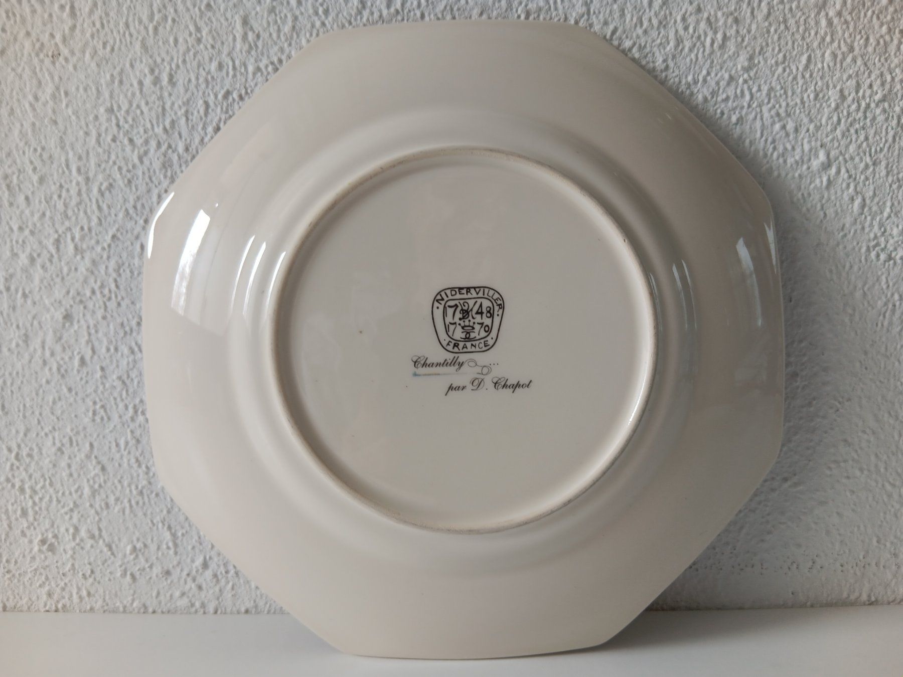 Teller: NIDERVILLER Assiette / Teller "Chantilly par D. Chapot" – Gebraucht aus Cossonay-Ville von Les_1001_perles 4