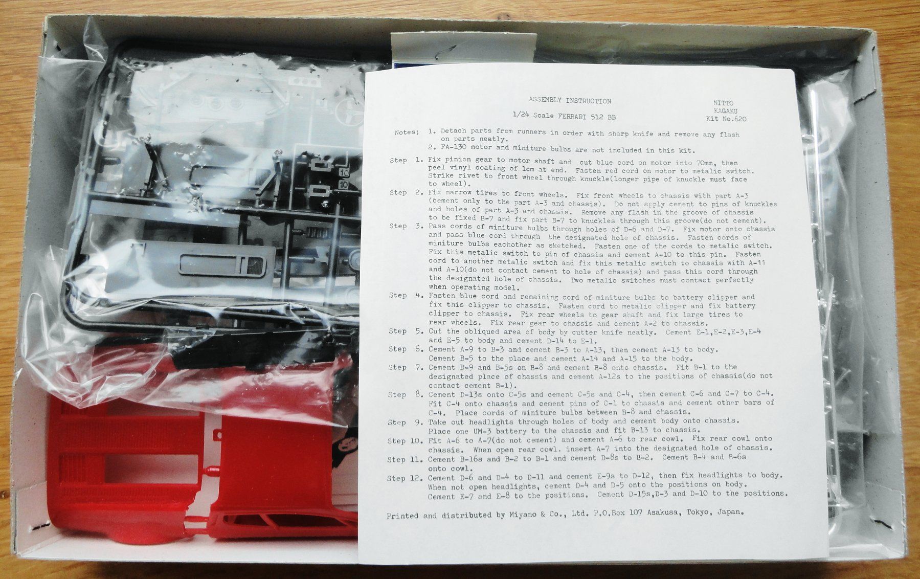 Kit di modellismo & Modellini statici: NITTO FERRARI 512 BB 1/24 – Nuovo (secondo la descrizione) da Frümsen venduto da Malibu69 3