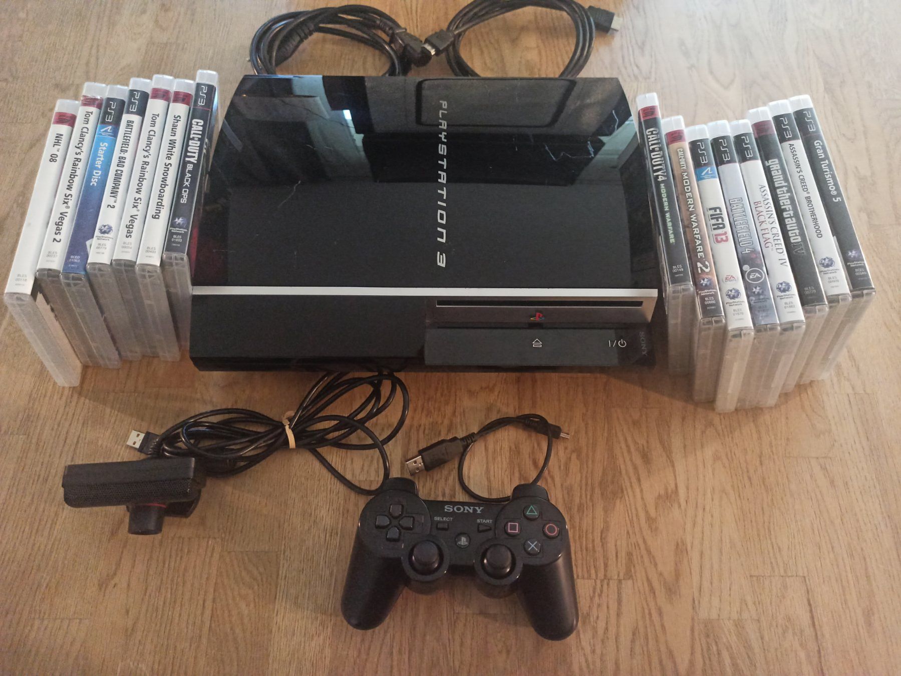Sony Konsolen: Firmware 4.80 PS3 Fat 80GB FW 4.80 + Controller & 15 Spiele – Gebraucht aus Oberweningen von mar_87mx