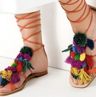 Zara Woman Sandalen Boho