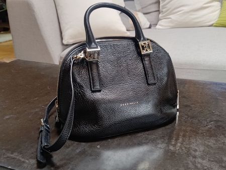COCCINELLE Designertasche Schwarz Leder