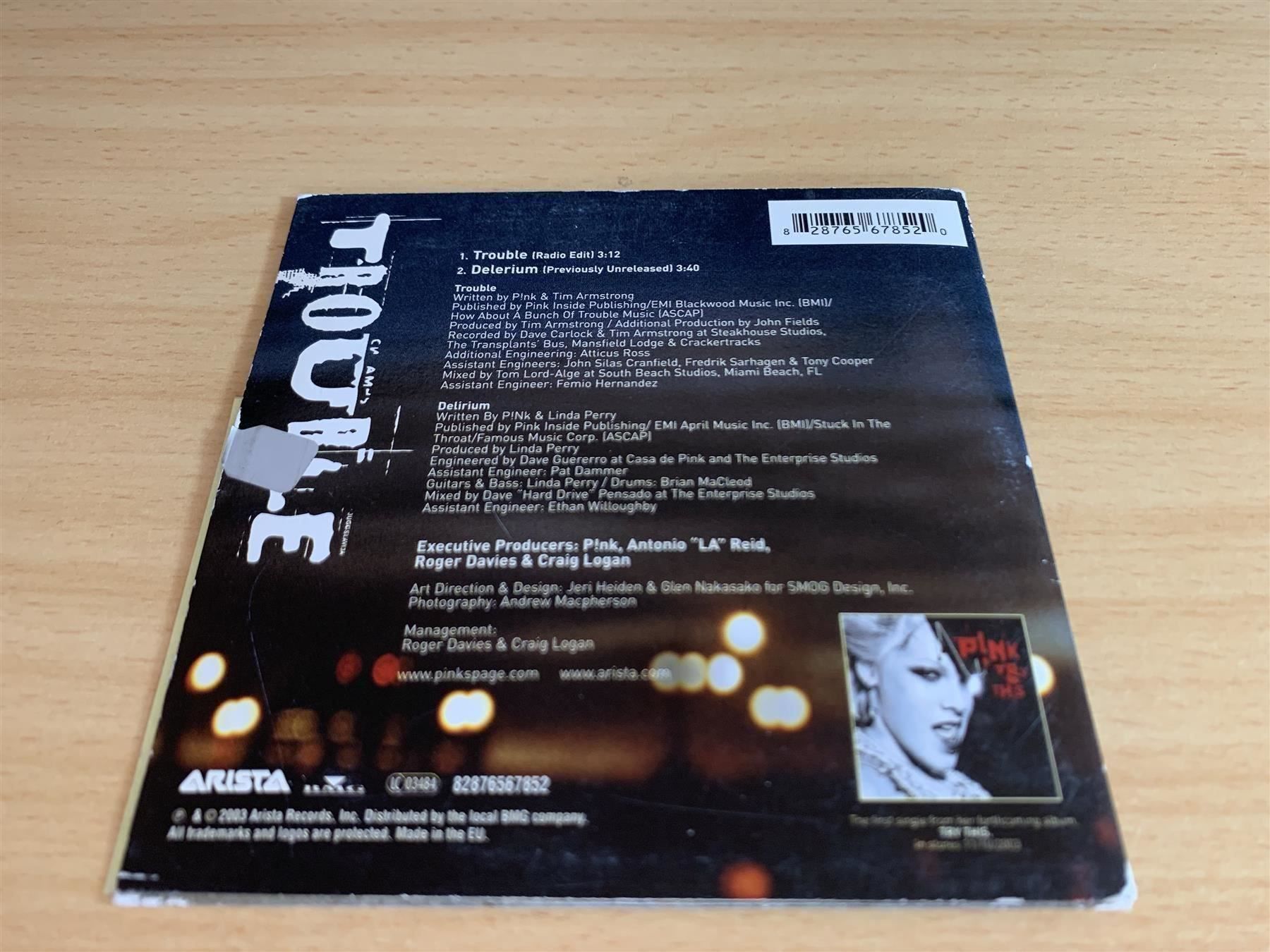 CD: P!nk – Trouble – Usato da Rikon im Tösstal venduto da Alpenmutz 1