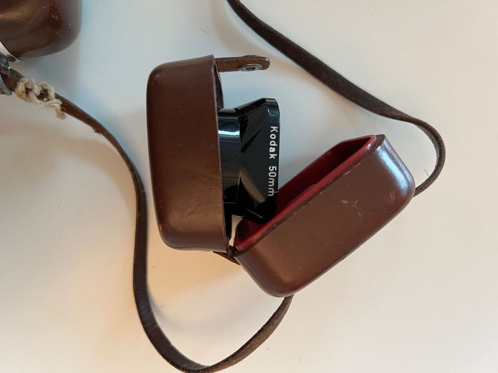 Étui Vintage Kodak Pour Appareil Photo Retina IIa – Protection D'origine, Cuir