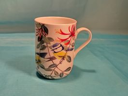 Tasse, englisches Porzellan, Meisen, MAXWELL WILLIAMS
