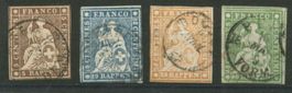 4 TOLLE STRUBELI - 1X ZWERGSTEMPEL - FR. 290.-