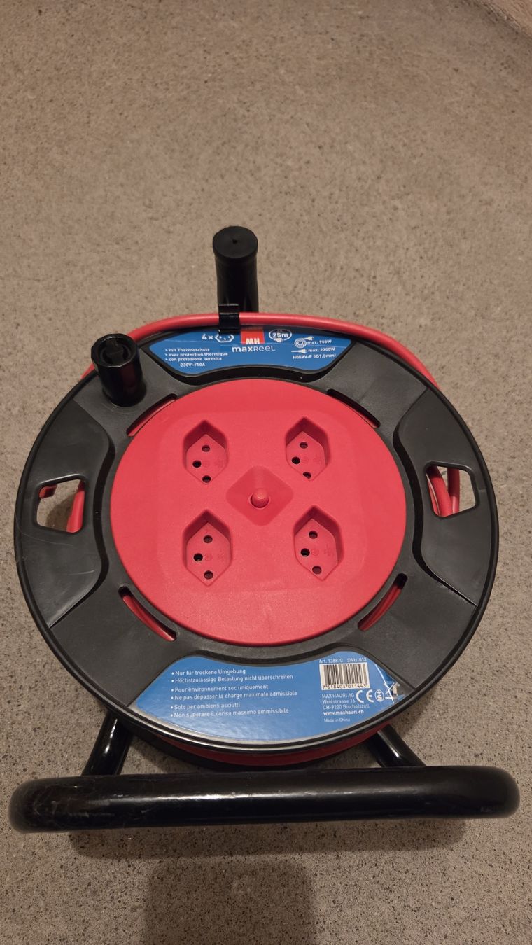 Kabel: Kabelrolle 25m, 230V, 2300W – Gebraucht aus Frauenfeld von Veilside_08