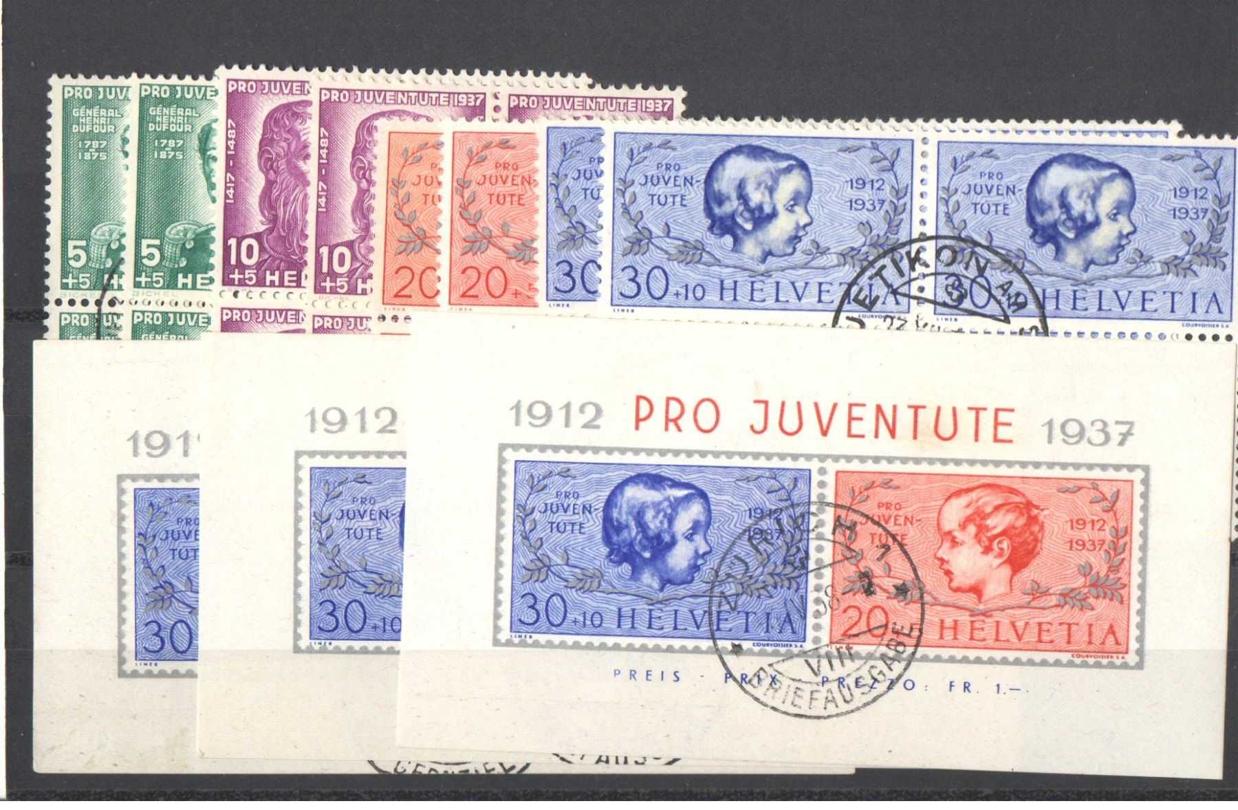 Tutti i francobolli: Pro Juventute – Usato da Echichens venduto da Topfila 1