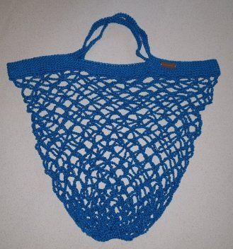 Borse: Netztasche Handarbeit Blau 40cm – Nuovo e nell'imballaggio originale da Thalwil venduto da macrisa2017