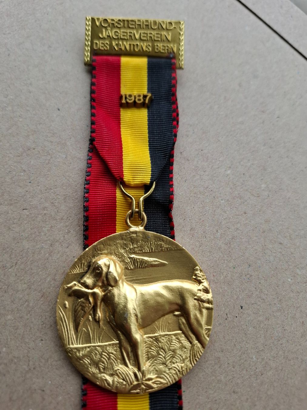 Medaillen: Bern Jäger Jagdhund 1987 (U833) – Gebraucht aus Schwanden GL von Suvorov