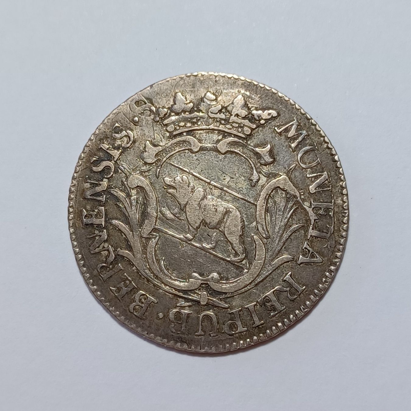 Alle Münzen: 20 Kreuzer 1755 Bern HMZ 2-221c ss – Gebraucht aus Pfäffikon ZH von Schweizer_Muenzen 1