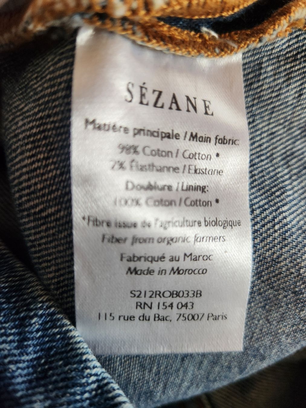 Sezane Vestiti: Robe en jean Sezane Taille 36/38 – Usato da Niedergösgen venduto da Eva2410 5