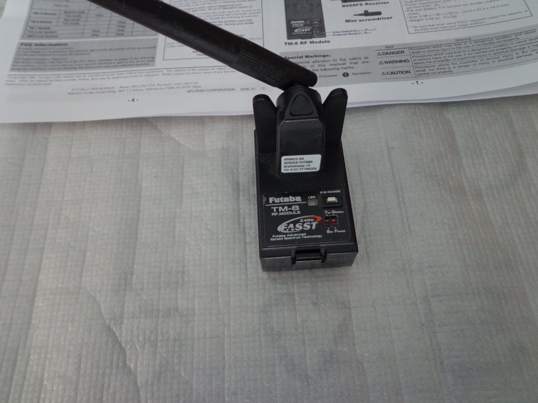Futaba Fernsteuerungen: Futaba TM-8 RF Modul 2.4 GHz – Gebraucht aus Camorino von  3