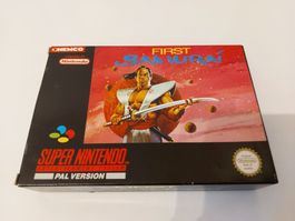 First Samurai Super Nintendo SNES OVP