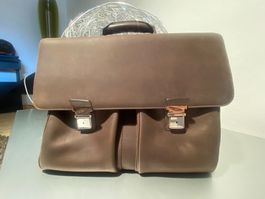 Aktentasche Briefcase Loro Piana wunderschönes Braunes Leder