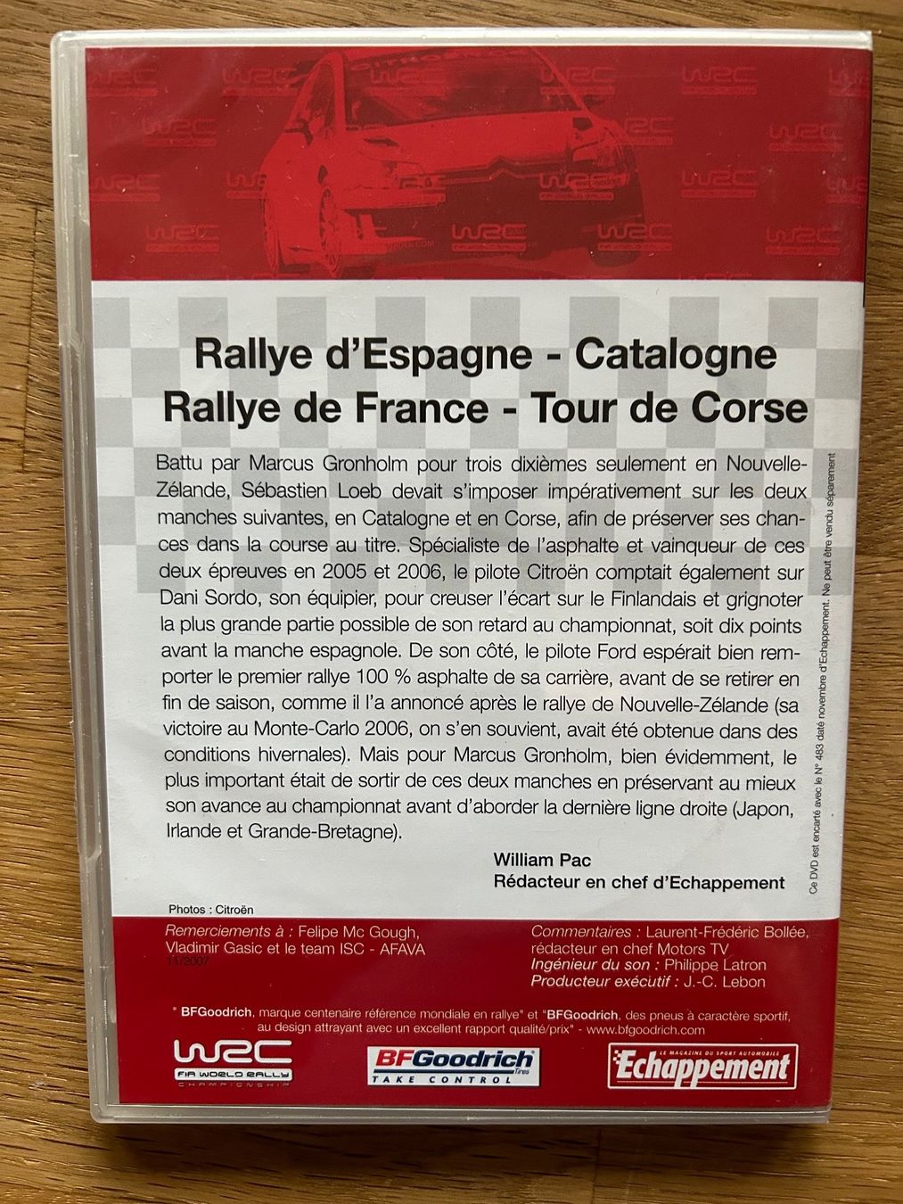 Alle DVDs: LES RALLYES EN IMAGES 2007 – Gebraucht aus St-Cierges von Crisi53 1