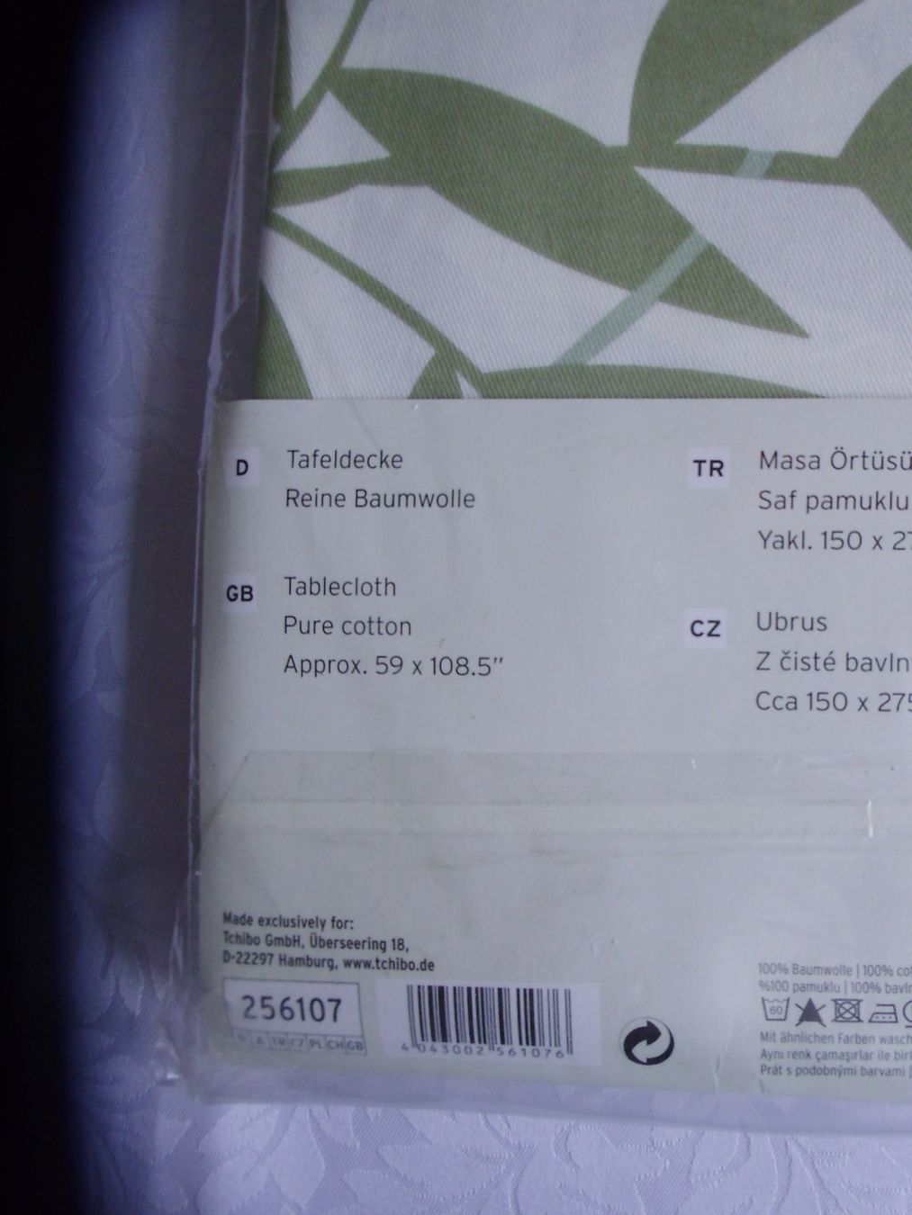 Altra biancheria da tavola: Tischdecke Tafeltischdecke **NEU** gross – Nuovo e nell'imballaggio originale da Walenstadt venduto da Pluisa 3