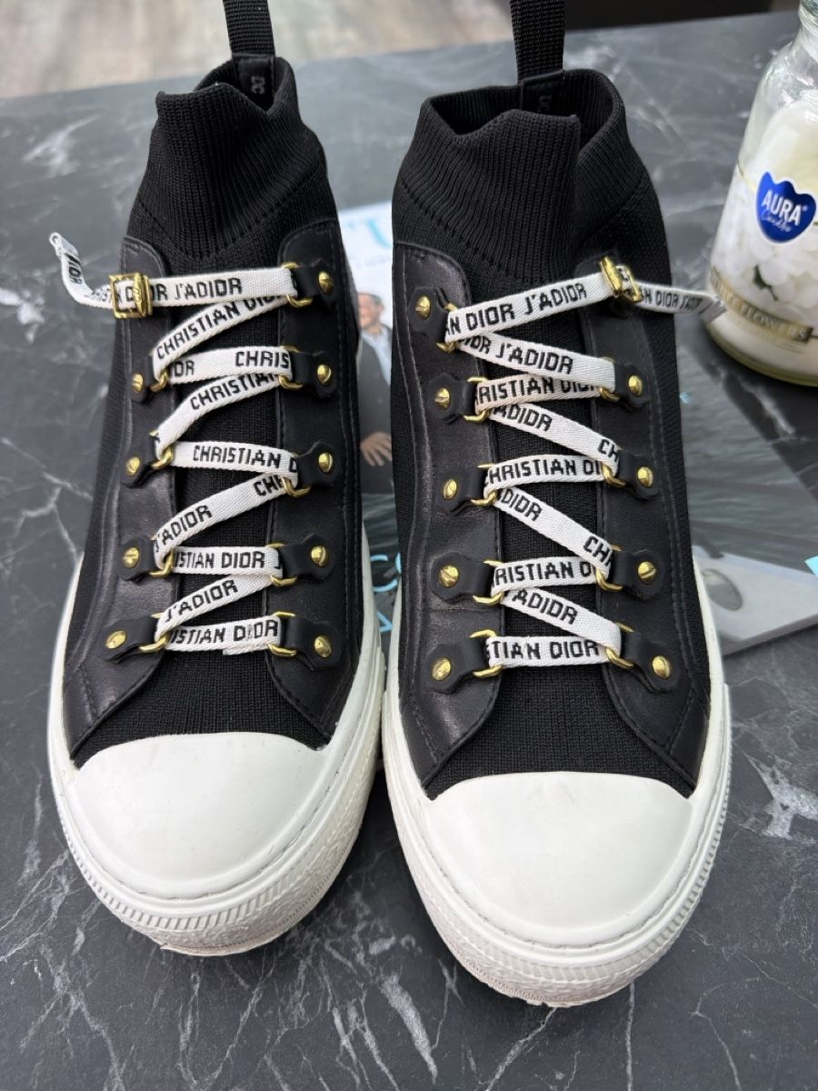 Dior Scarpe da uomo: Dior ID High-Top Sneaker Black/White,39 , Spring – Usato da Wattwil venduto da mkt_s2l5 1