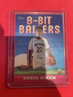 Topps 8-Bit Ballers Derik Queen RC card like new