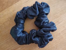 Scrunchie schwarz glitzer - Haargummi