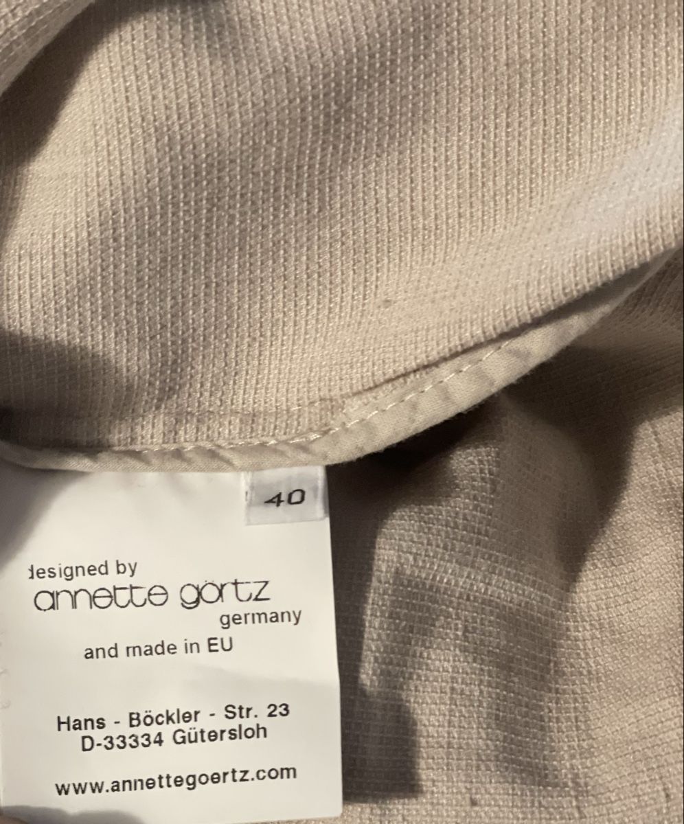 Annette Görtz Giacche: Leinen Blazer Annette Görtz 40 – Usato da Schaffhausen venduto da marakesch41 4