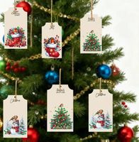 Diamond Painting 12 Stück Weihnachtliche Deko-Anhänger