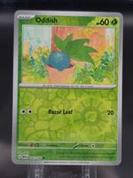Oddish [Reverse Holo] #43 MEW 151 NM / 🇬🇧