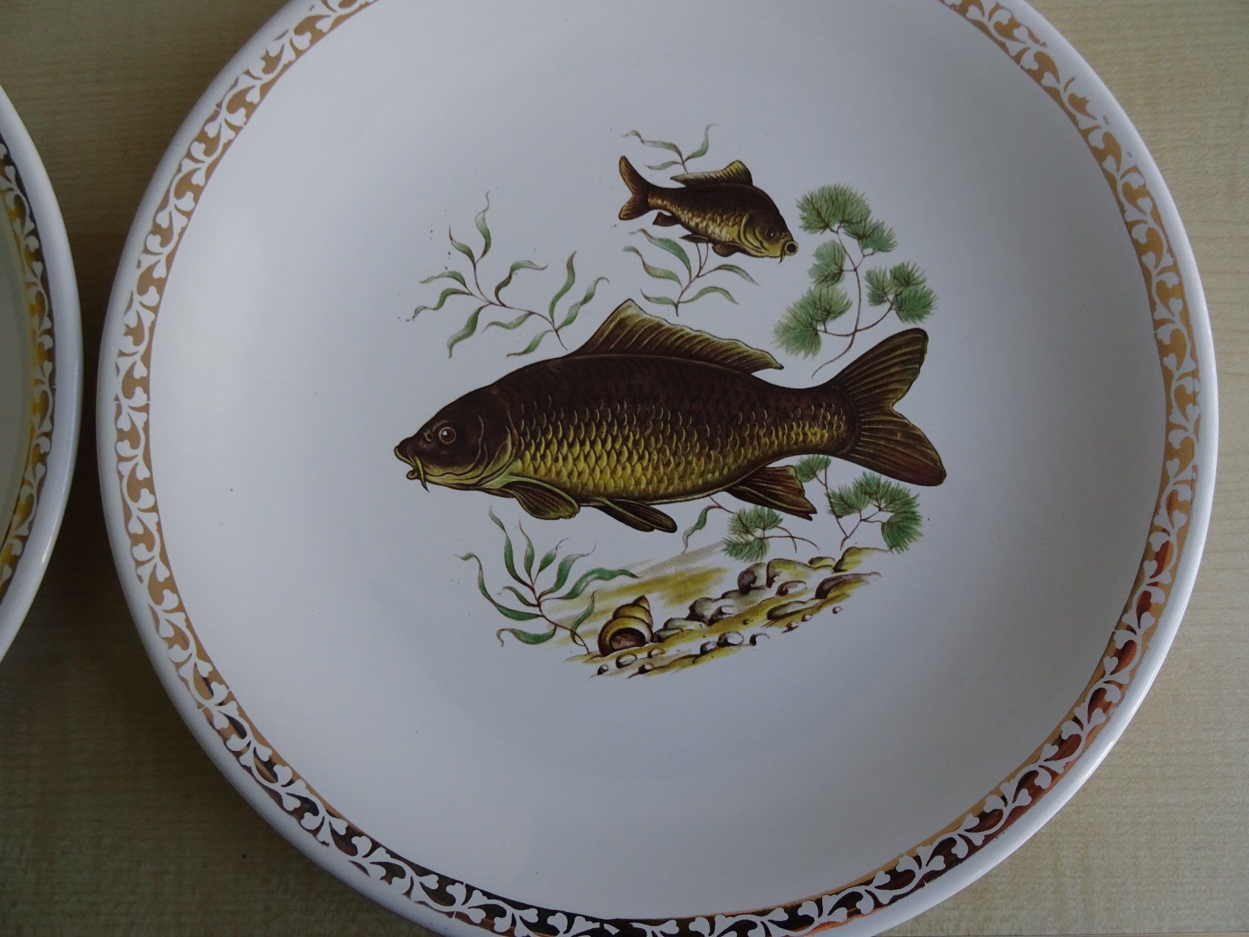 Piatti: 6 Vintage Fischteller – Usato da Biel/Bienne venduto da georgi01 3