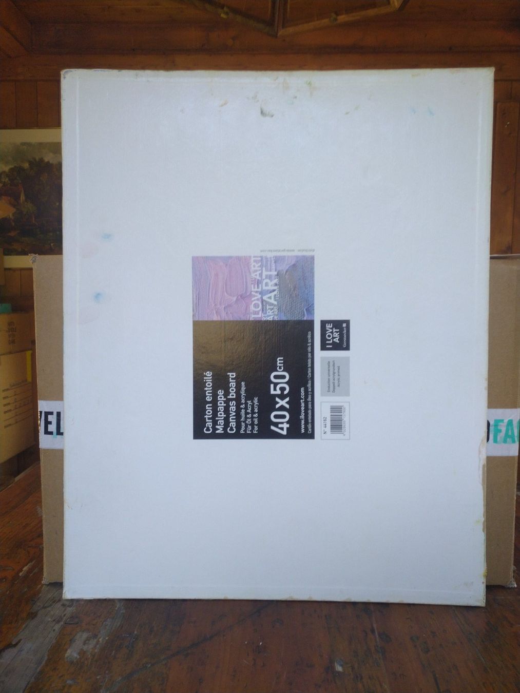 Gemälde: Gemälde Blumenstrauss 40x50cm Acryl auf Leinwandkarton – Neu (gemäss Beschreibung) aus Buckten von RolandsLiquidationen 1