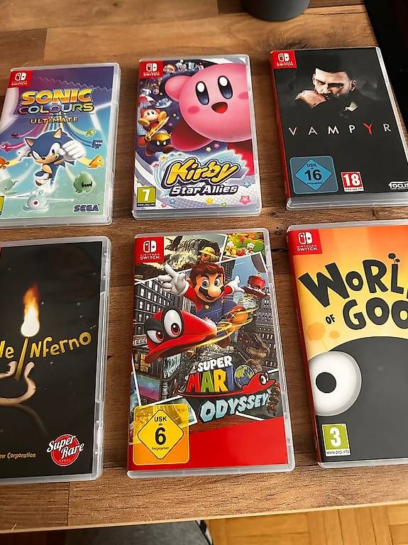 Nintendo Console: Nintendo Switch Super Mario Edition Neu + 6 Games – Usato da Wallisellen venduto da ema_smx6 3