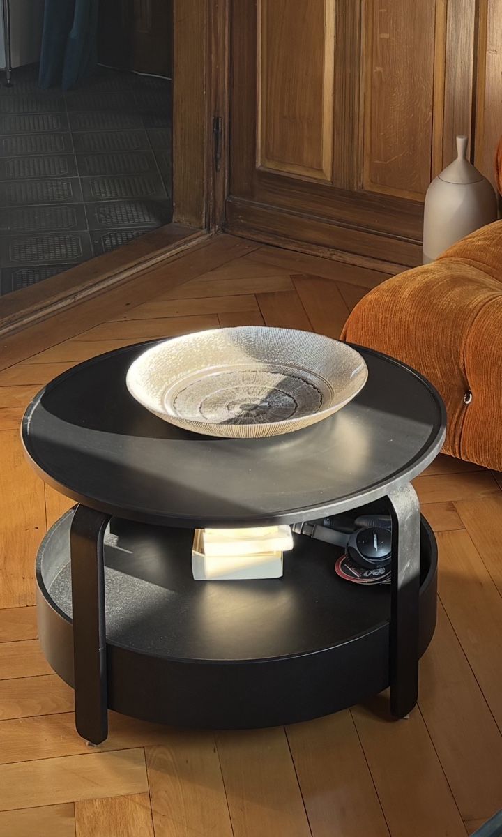 IKEA Borgeby Black Coffee Table, 70cm