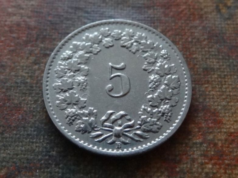 Tutti le monete: 5 Rp. 1957 – Usato da Romanel-sur-Lausanne venduto da Swift13 1