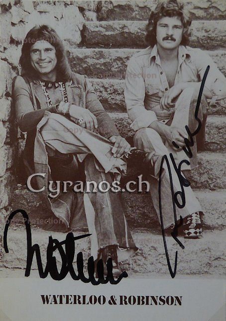 Autographes: Waterloo & Robinson (1944) & (1946) - Autogramm – D'occasion à Dietikon par cyranos1