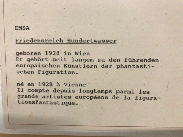 Foto & Immagini: Hundertwasser Friedensreich – Usato da Belp venduto da gastroblau 7