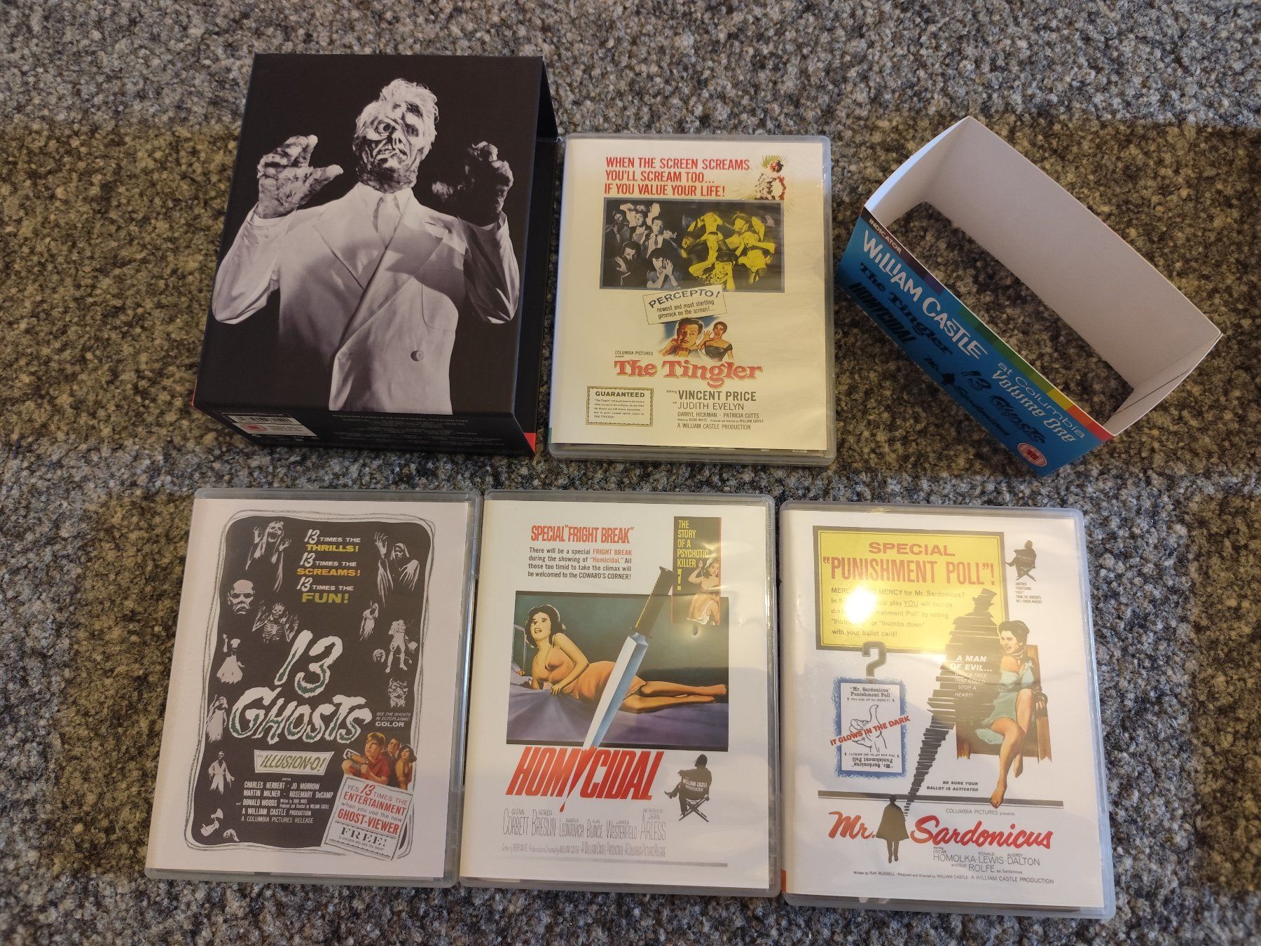 Tutti i DVDs: WILLIAM CASTLE AT COLUMBIA 1+2 - Indicator UK – Nuovo (secondo la descrizione) da Zofingen venduto da Debohli 3