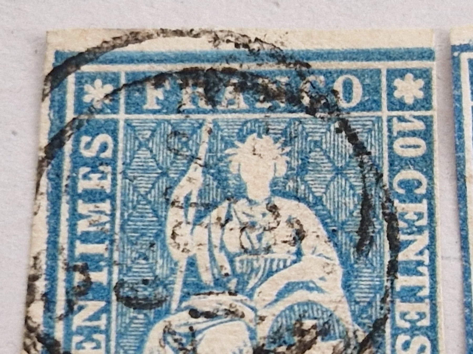 Tutti i francobolli: Strubel 23C, 2St., ab 1.- – Usato da Burgdorf venduto da Glossy01 1