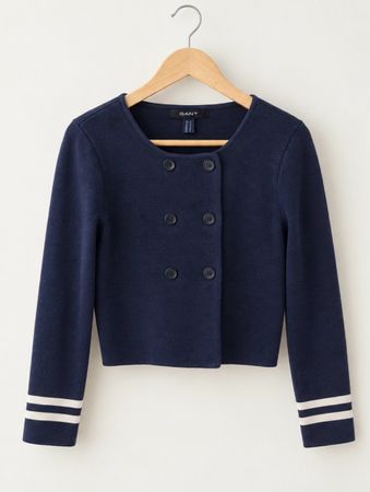 Gant Cardigan dunkelblau Baumwolle 