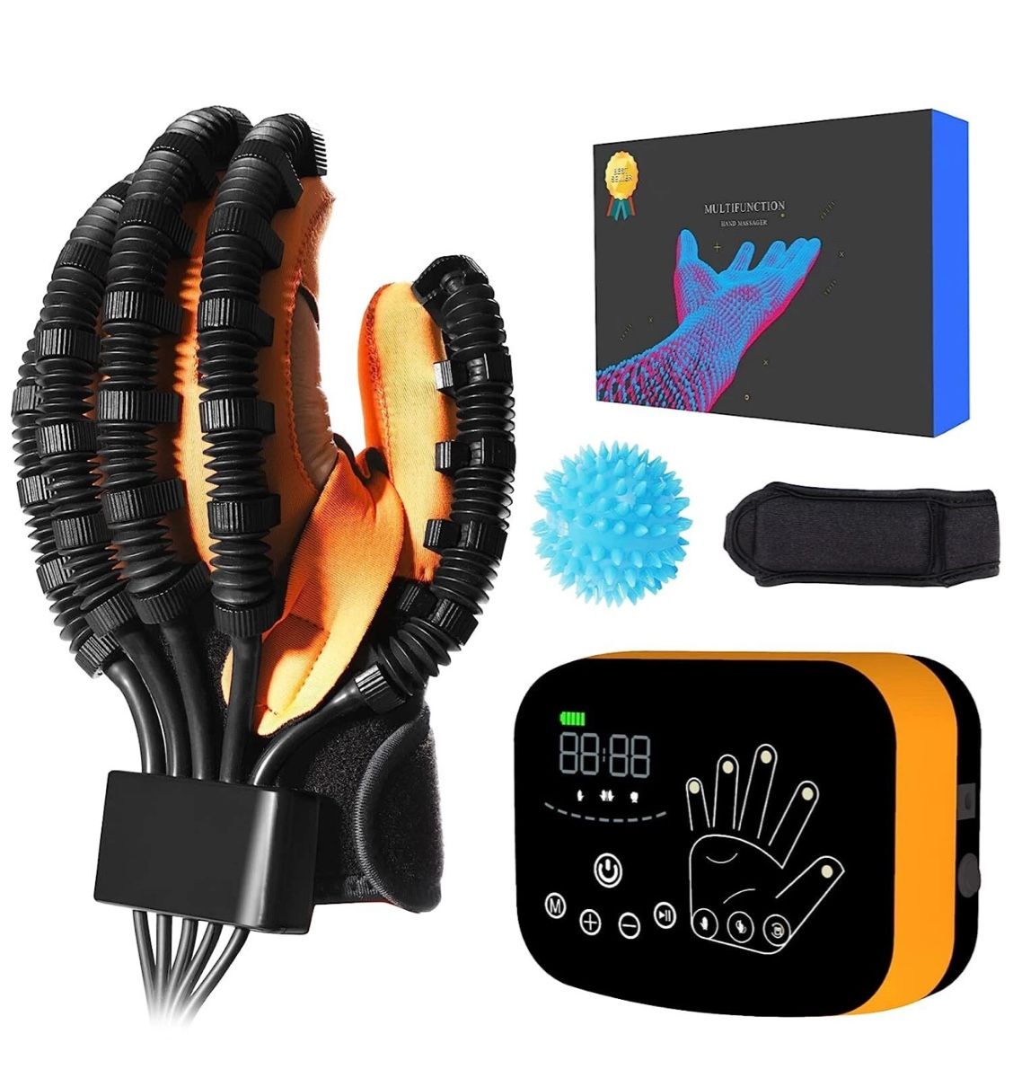 Dispositivi per massaggi: Multifunktions Handmassagegerät Robot Training Glove Neu – Nuovo e nell'imballaggio originale da Ennetbürgen venduto da Siku-Sammlung 1