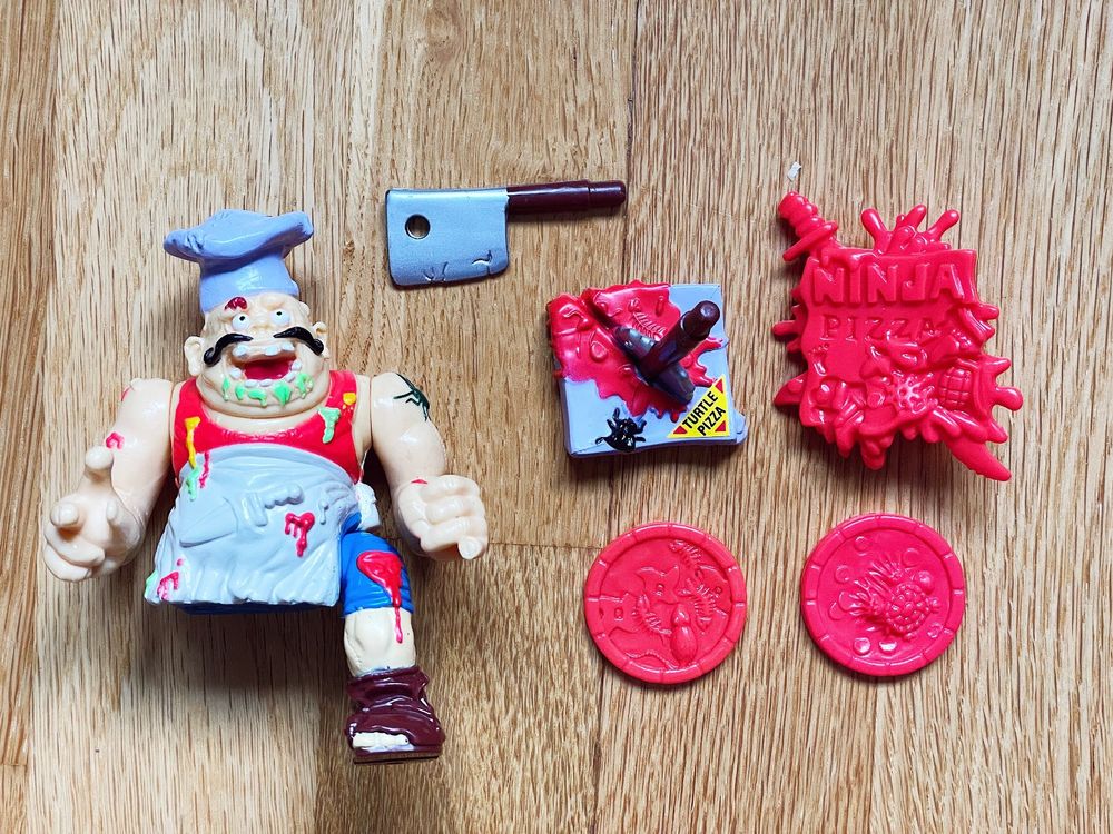 Pizza Face TMNT Ninja Turtles, Playmates 1990 Vintage Kaufen auf Ricardo