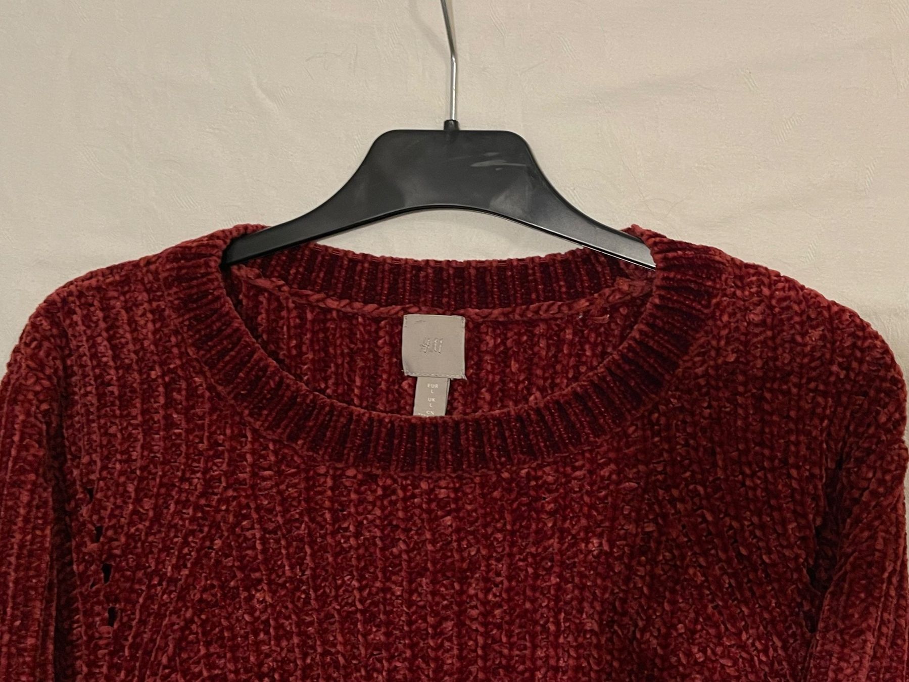 H&M Pullover & Sweatshirts: Strickpullover in Burgunder Gr. L – Gebraucht aus Rapperswil SG von Letas_closet 1