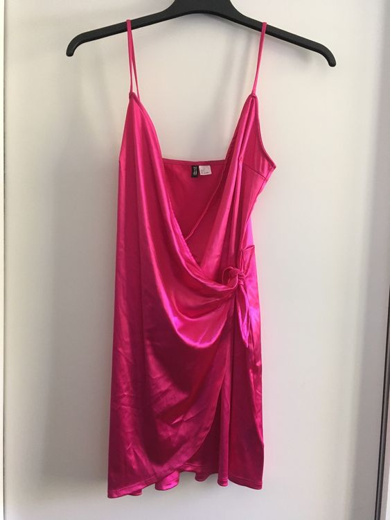 Robe rose fushia discount h&m