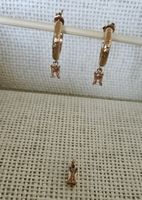 PURELEI Ohrringe mit Charm und Anhänger (Set)